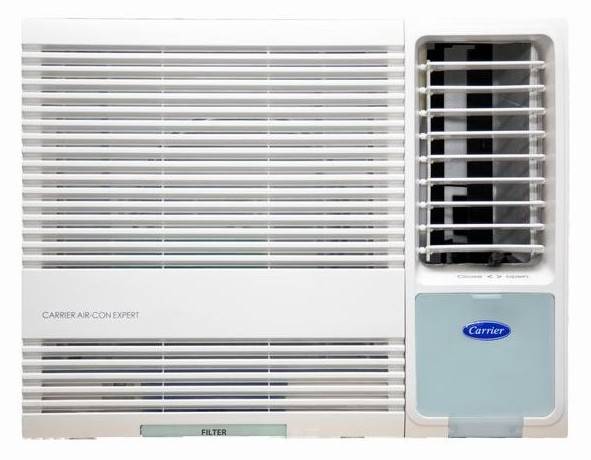 (image for) Carrier CHK09HGA 1HP Window Heat-pump Air-Conditioner w/ Remote - Click Image to Close