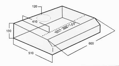 (image for) Ariston SL.16.1P 24-inch Cookerhood