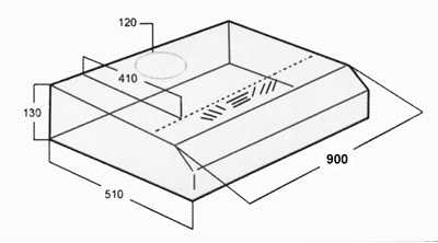 (image for) Ariston SL19.1P 36-inch Cookerhood