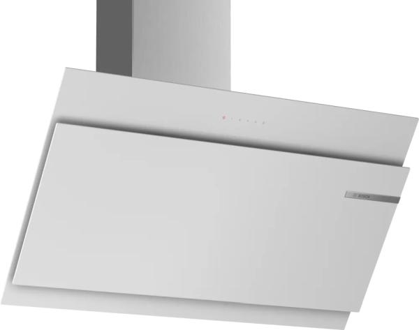 (image for) Bosch DWK97JM20 36" Wall-mounted Cooker Hood (Clear glass white printed)