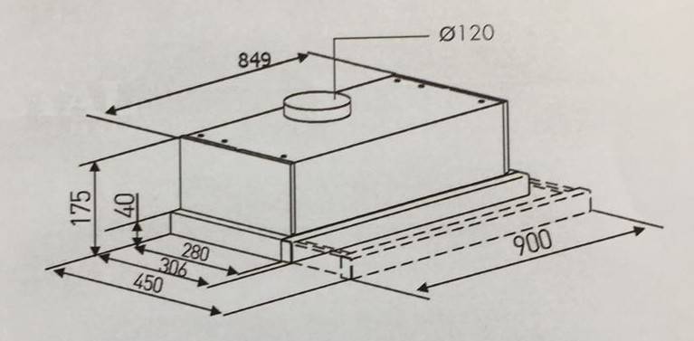 (image for) CRISTAL SLIM90T 36" Telescopic-type Cookerhood