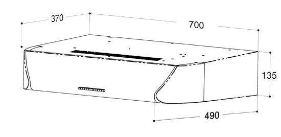 (image for) Mita U1782E 28" Cookerhood (White)