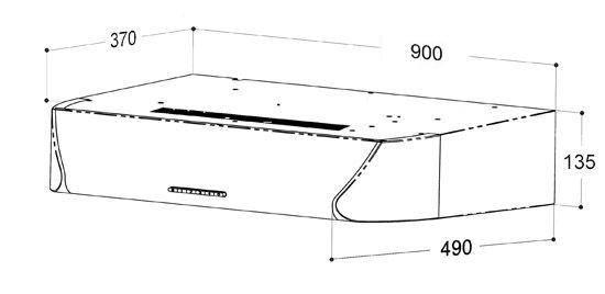 (image for) Mita U1983E 36" Cookerhood (White)