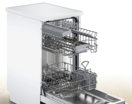 (image for) Bosch SPS2IKW01G 9 set Serie 2 Free-standing Slimline Dishwasher (Width: 45cm)