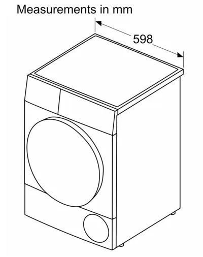 (image for) Siemens WQ45G200HK 9kg Heat Pump Condenser Tumble Dryer