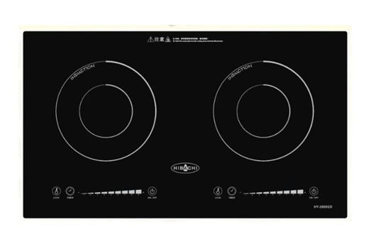(image for) Hibachi HY-2800GD1 2800W Built-in Twin-zone Induction Hob