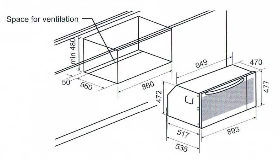 (image for) CRISTAL MOVIE 75-litre Built-in Oven