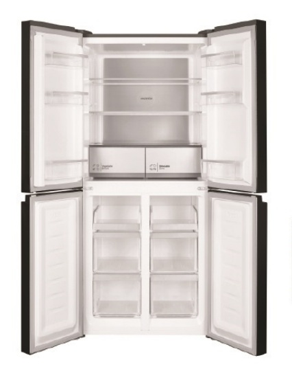 (image for) HITACHI HR4N7522DS 466L 4-Door French Bottom Freezer Refrigerator (Inox)