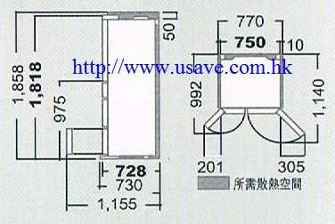 (image for) Hitachi R-B6200H 620-Litre 6-Door Refrigerator