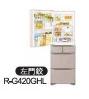 (image for) Hitachi R-G420GHL 401-Litre 5-Door Refrigerator (Left-hinge)