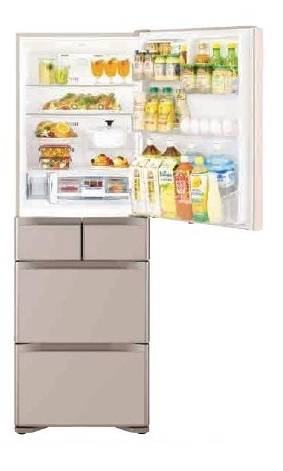 (image for) Hitachi R-G420GH 401-Litre 5-Door Refrigerator (Right-hinge)