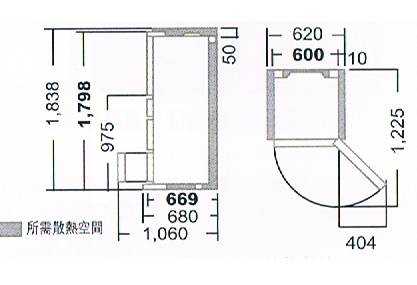 (image for) Hitachi R-S42CMH 415-Litre 5-Door Refrigerator