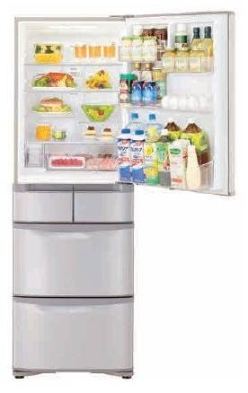 (image for) Hitachi R-S42GH 401-Litre 5-Door Refrigerator (Right-hinge)