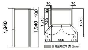 (image for) Hitachi R-WB640VH0 513-Litre 4-Door Refrigerator
