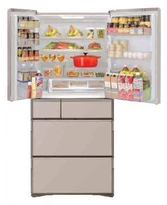 (image for) Hitachi R-WX670JH 670-Litre 6-Door Refrigerator