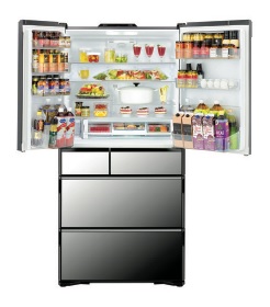 (image for) Hitachi R-ZXC740RH 735-Litre 6-Door Refrigerator