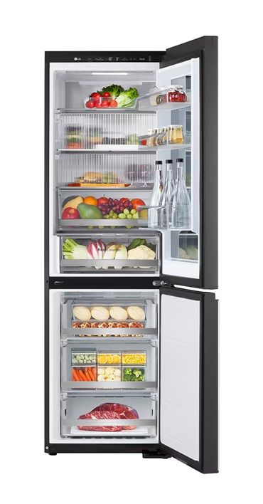 (image for) LG M344GBEVKC 344L Bottom Freezer Refrigerator with Objet Collection Design