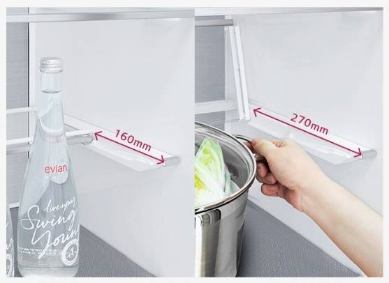 (image for) LG M458SB 341L 2-door Refrigerator (Bottom Freezer)