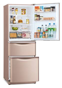 (image for) Mitsubishi MR-C41G 335-Litre 3-Door Refrigerator