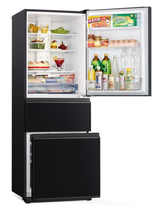 (image for) Mitsubishi Electric MR-CGX33EY 278L Inverter Three-Door Refrigerator (Glass Door Series)