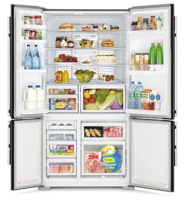 (image for) Mitsubishi MR-L78EH-ST 622-Litre 4-door Refrigerator