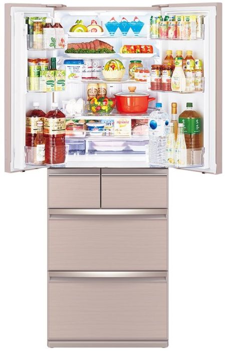 (image for) Mitsubishi MR-WX52D-F 416L 6-door Refrigerator