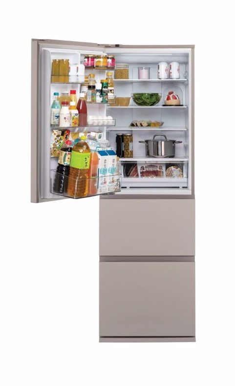 (image for) Panasonic NR-C371HL/C3 358L ECONAVI Inverter 3-Door Refrigerator (Left-hinge/Matt Beige)