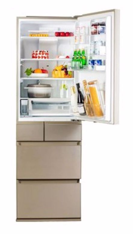 (image for) Panasonic NR-E412BG/NA 373L Built-in 5-Door Inverter Refrigerator (Champagne Gold)