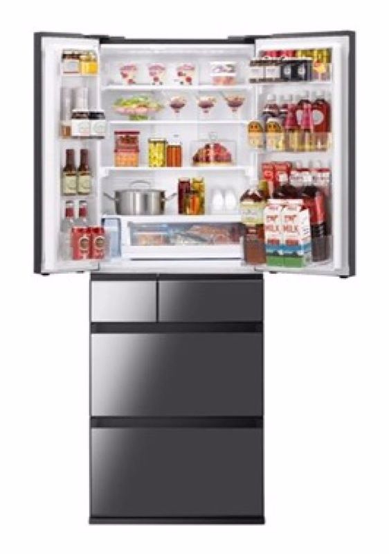 (image for) Panasonic NR-F507HX/XA 490L ECONAVI 6-Door Inverter Refrigerator (Mirror)