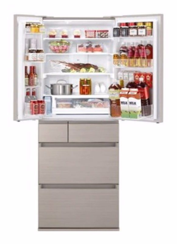 (image for) Panasonic NR-F607HX/NA 588L ECONAVI 6-Door Inverter Refrigerator (Albero Champagne)