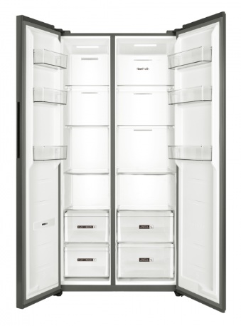 (image for) WHIRLPOOL WF2X610NBHK 583L Side-by-Side Refrigerator (Black Stainless Steel)