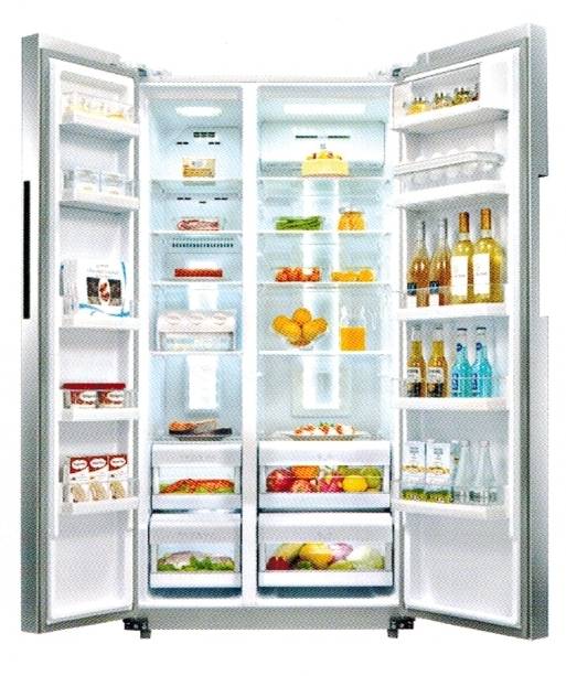 (image for) Whirlpool WSX6220HTI 570-Litre Side by Side Door Refrigerator