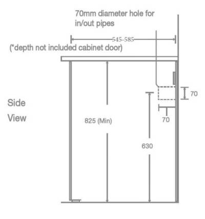 (image for) Whirlpool WWPU75210 7kg(wash)/5kg(dry) 1200rpm Front-Loading Washer-Dryer (820mm Build-Under)