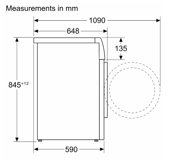 (image for) BOSCH WGB256B0HK Series 8 10kg 1600rpm ActiveOxygen Front Loader Washing Machine