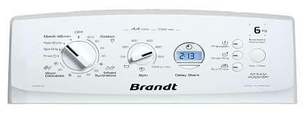 (image for) Brandt WTC96100 6kg 1000rpm Top-Loading Washer