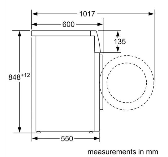 (image for) Siemens WM12N272HK 7kg 1200rpm Front Loading Washer