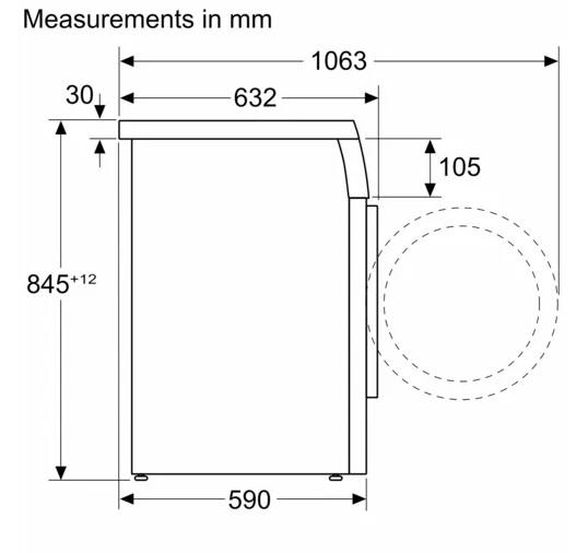 (image for) Siemens WU14UT60HK 9kg 1400rpm Front Loading Washer