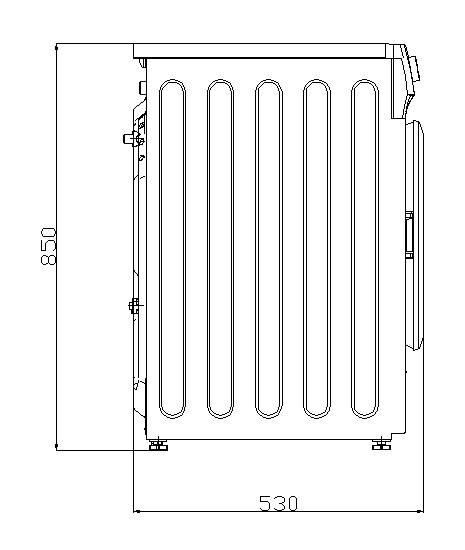 (image for) Toshiba TW-H80S2H 7kg 1200rpm Front-Loading Washer