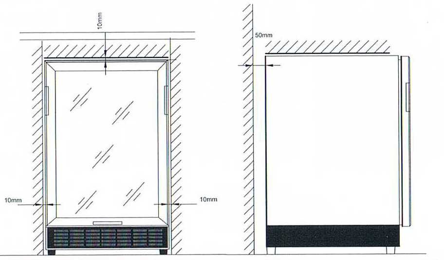 (image for) CRISTAL CW-45DES 45-Bottle Dual-Zone Wine Cellar